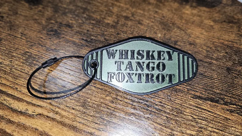 Custom Keychain - Personalized 3D printed keychain